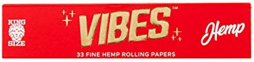 Vibes Hemp King Size Rolling Paper