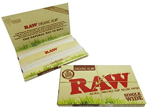 Raw Organic 1.0 Single Wide Paper