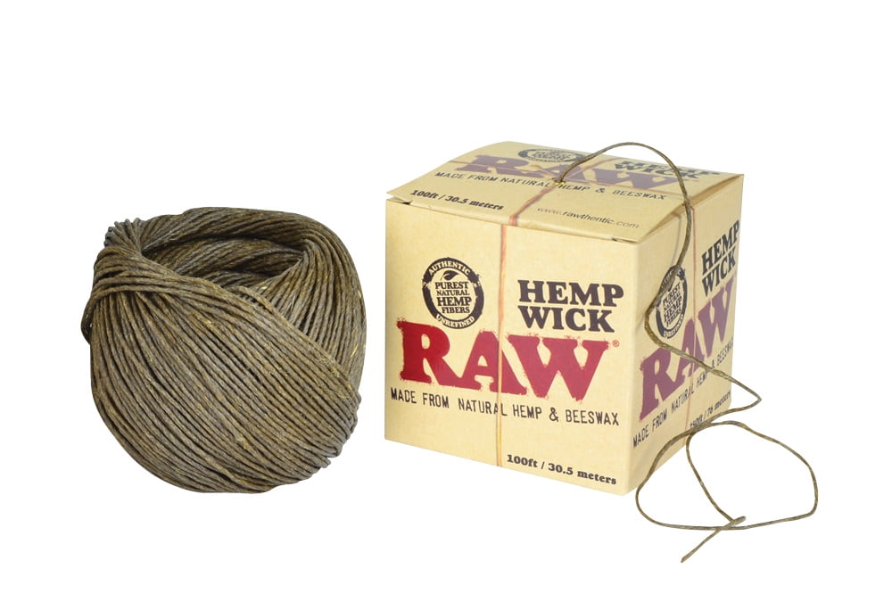 Raw Hemp Wick 100ft