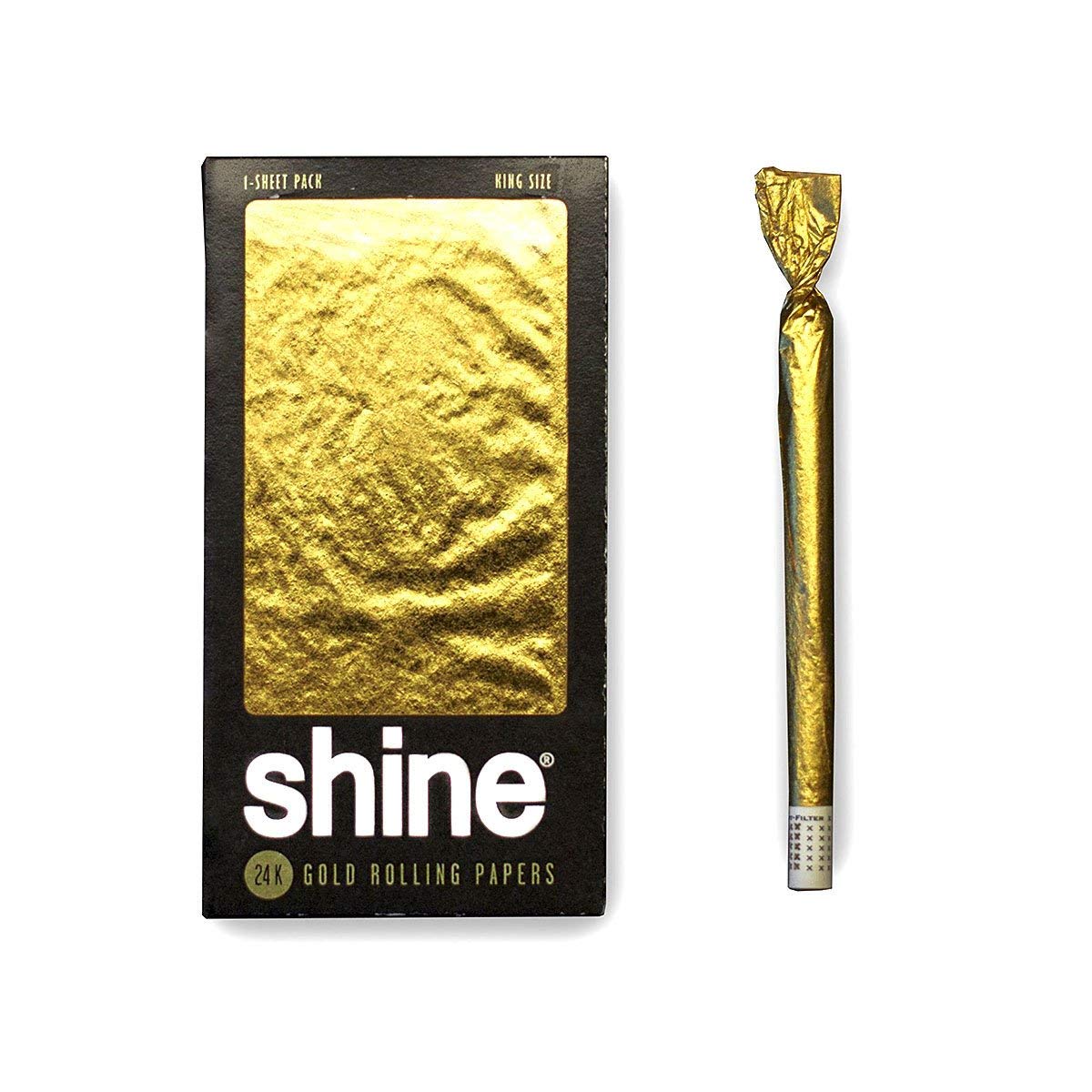 Shine Gold Rolling 24k King Size Paper