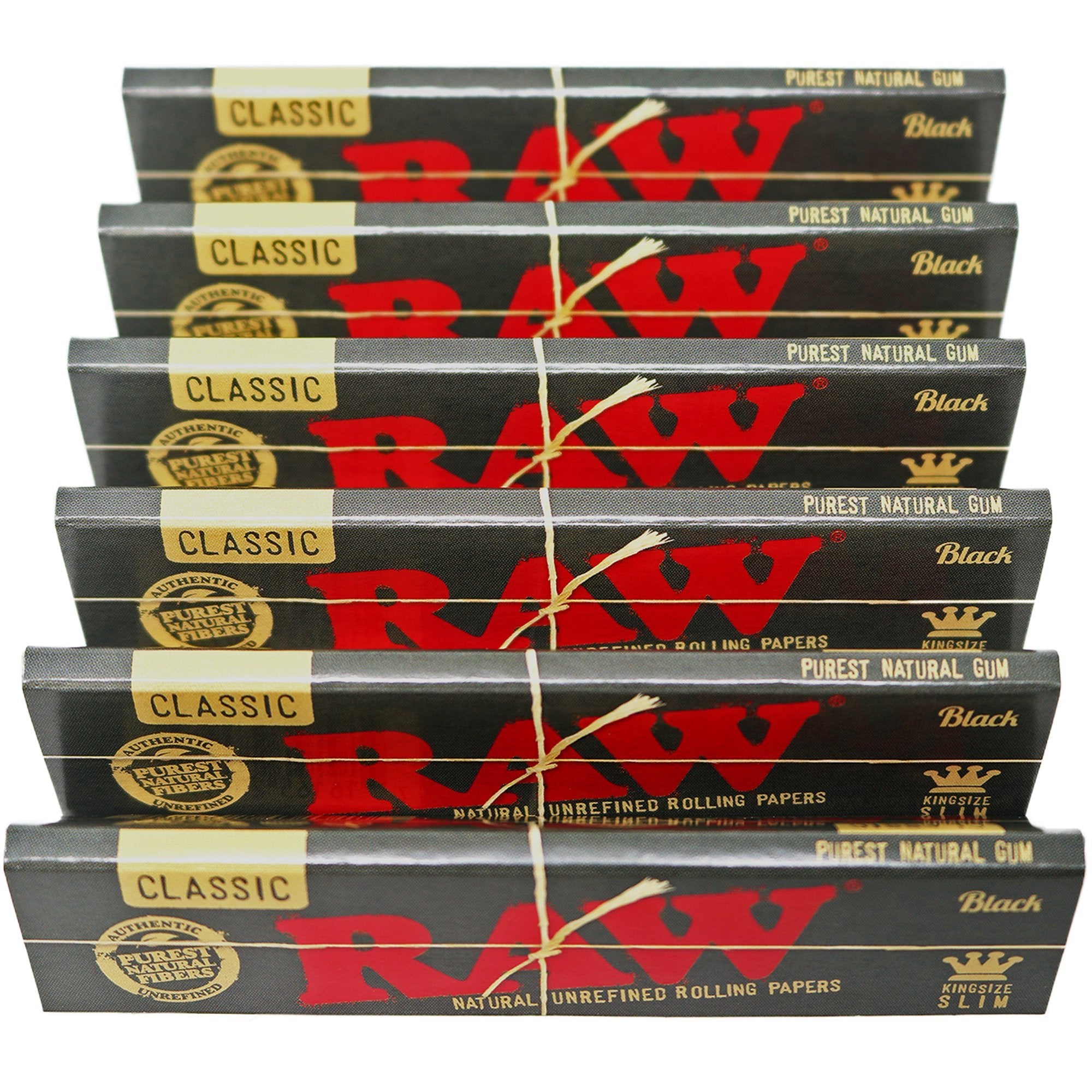 Raw Black Classic Kingsize Slim Paper