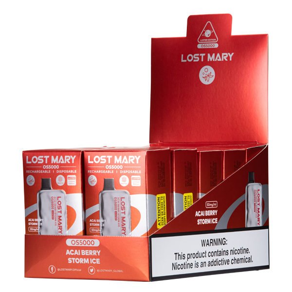Lost Mary OS5000 Acai Berry Storm Ice 5% 5000 Puff