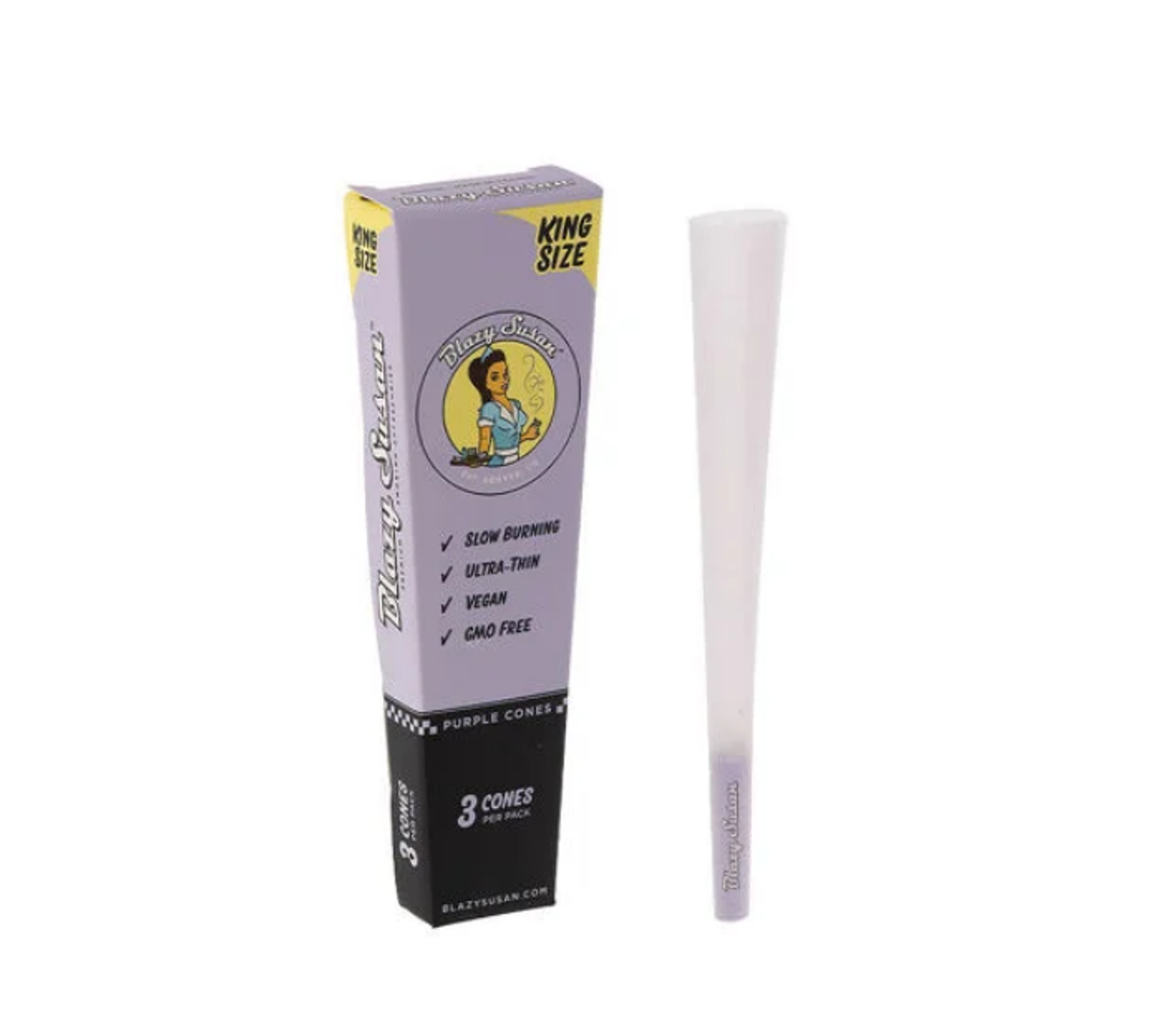 Blazy Susan King Size Purple Cones