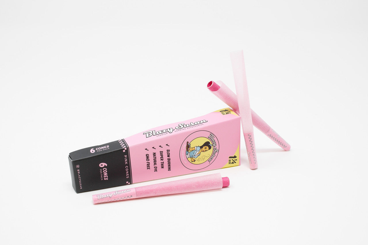 Blazy Susan 1 1/4 Pink Cones