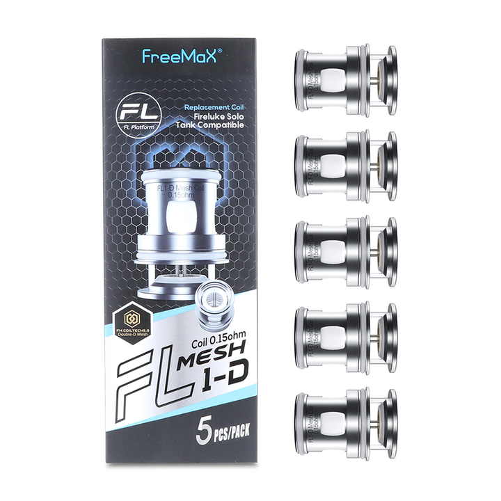 Freemax Fireluke 1D Mesh Coil 0.15ohm 5Pk