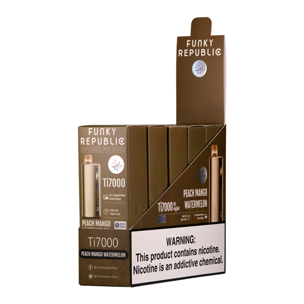 Funky Republic Mango Watermelon 5% 7000 Puff