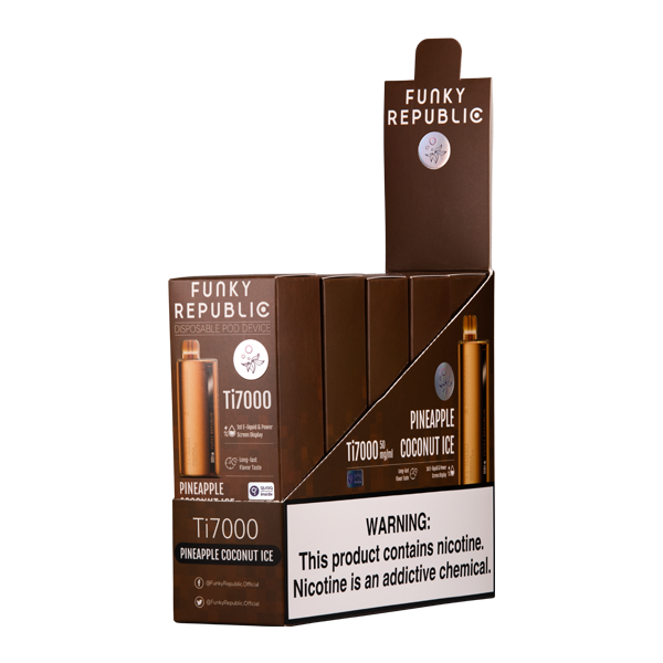 Funky Republic Pineapple Coconut Ice 5% 7000 Puff
