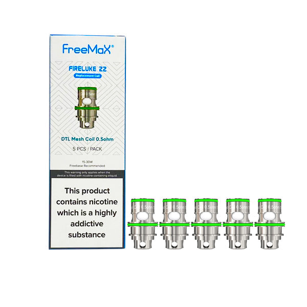 Freemax Fireluke 22 DTL Mesh Coil 0.5ohm
