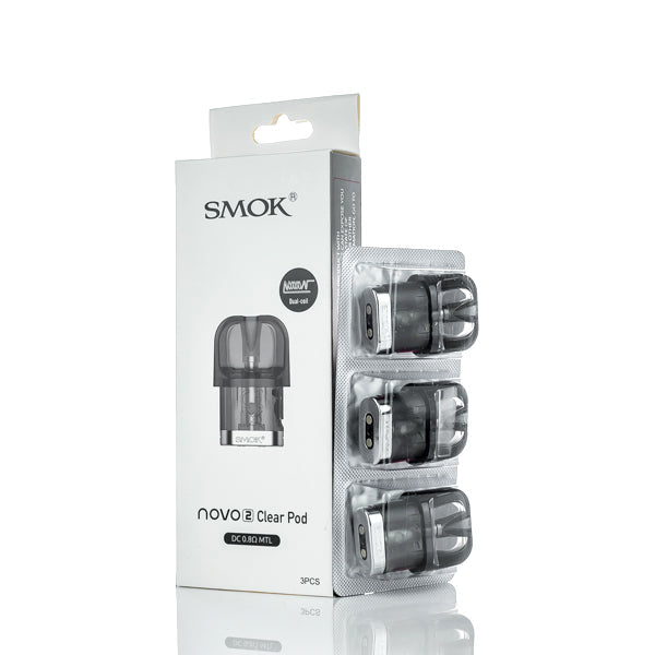 Smok Novo 2 Clear Pod 0.8ohm 3Pk