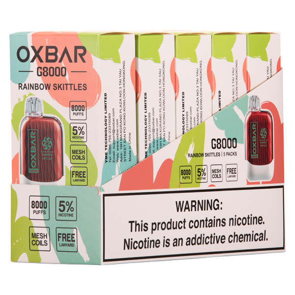 Oxbar Rainbow skit 5% 8000 Puff