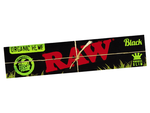 Raw Black Organic Kingsize Slim Paper
