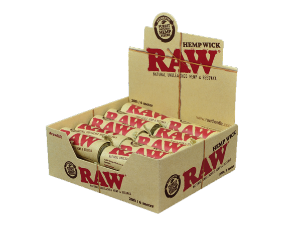 Raw Hemp Wick 20ft