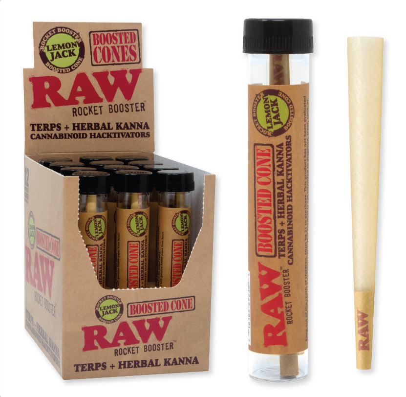 Raw Rocket Booster Lemon Jack Cones