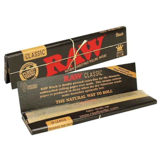 Raw Black Classic Kingsize Slim Paper