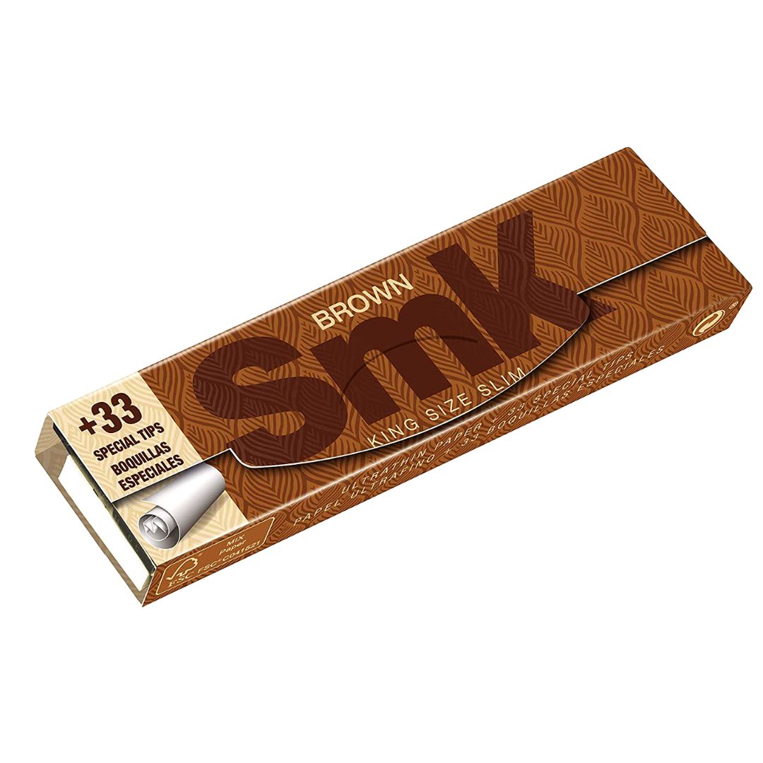 SMK King size Slim brown Paper