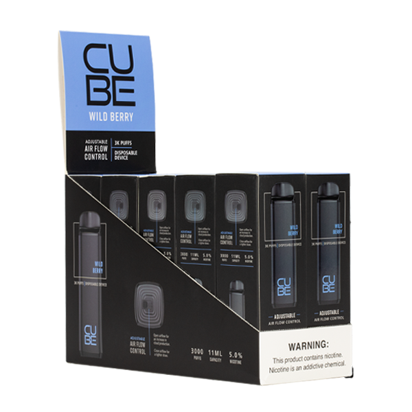 Cube Wild Berry 0% 3000 Puff