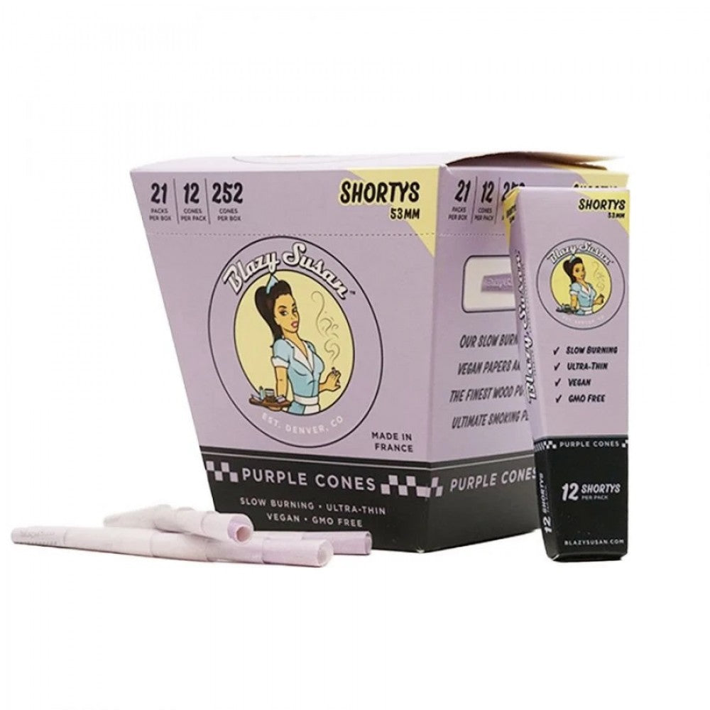 Blazy Susan 53mm Purple Cones