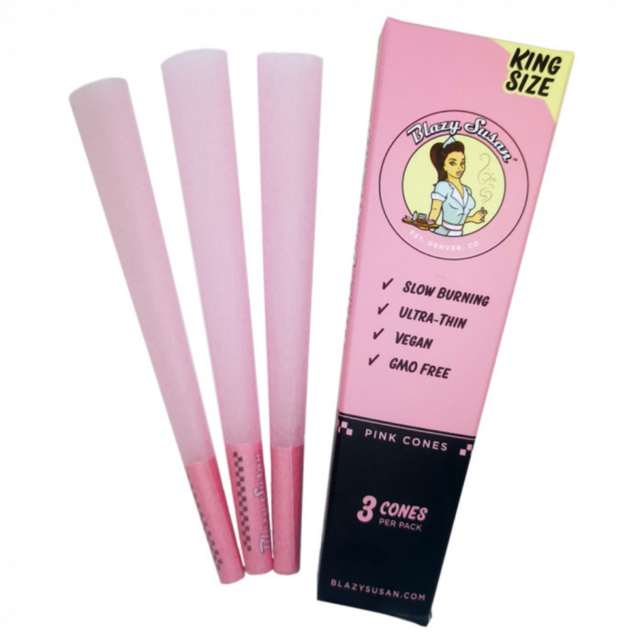 Blazy Susan King Size Pink Cones