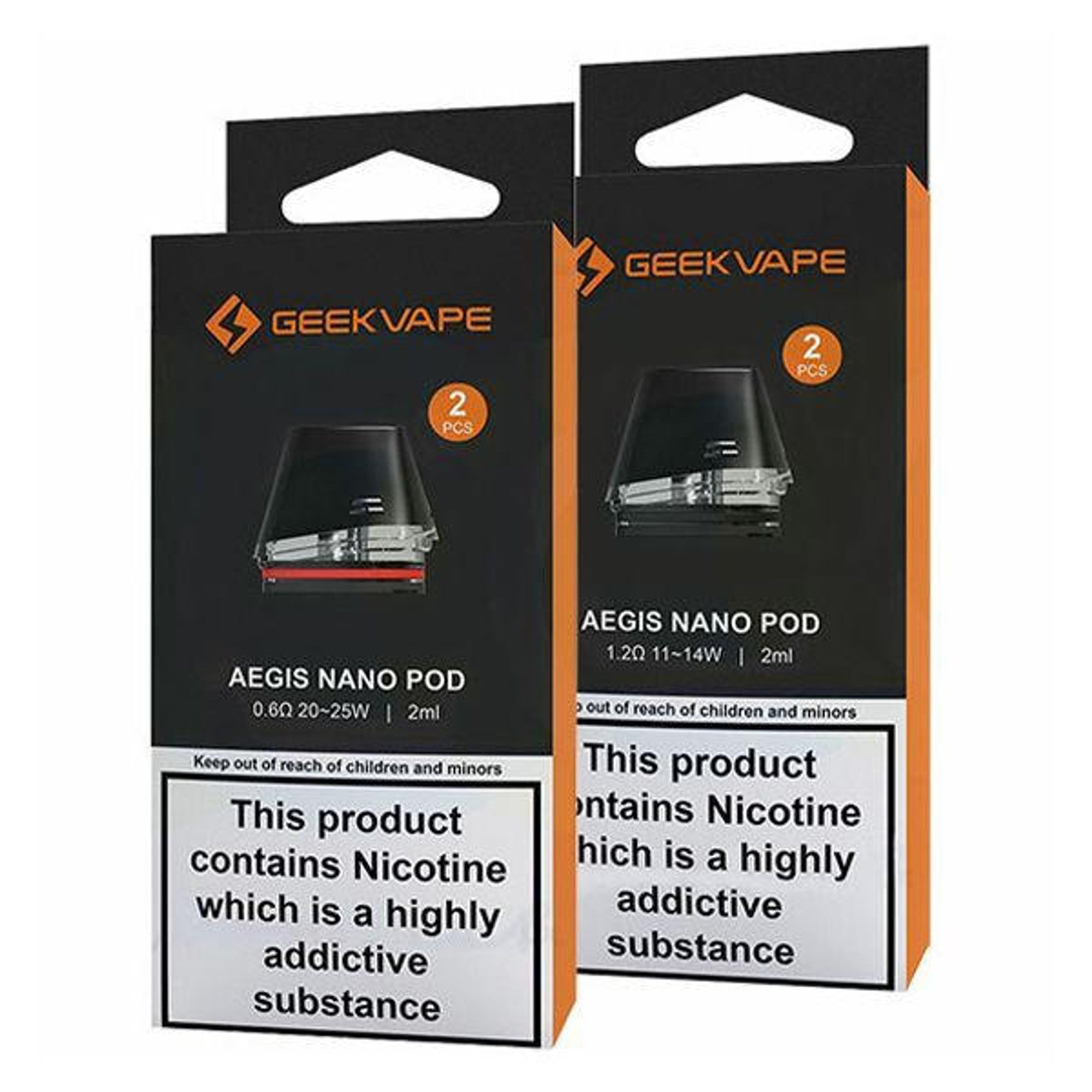Geekvape Aegis Nano Pod 1.2ohm 2Pk