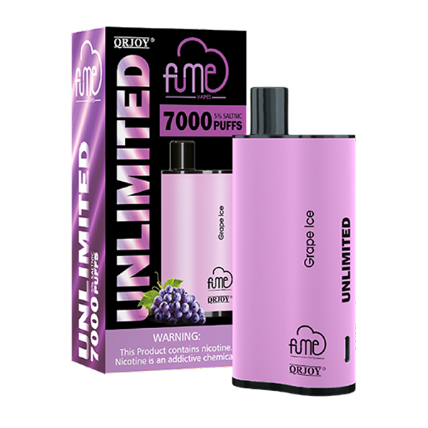 Fume Unlimited Grape Ice 5% 7000 Puff