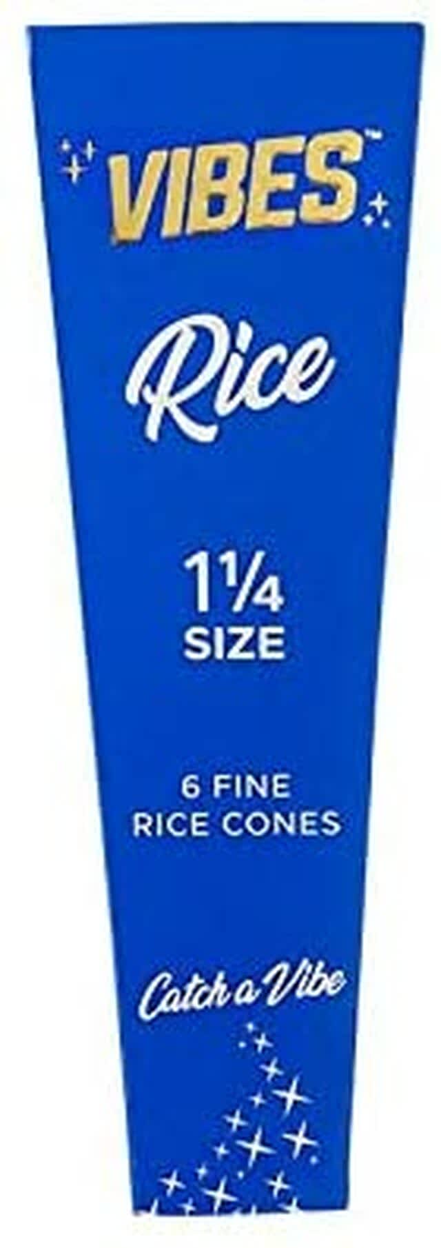 Vibes Rice 6pk 1 1/4 Cones