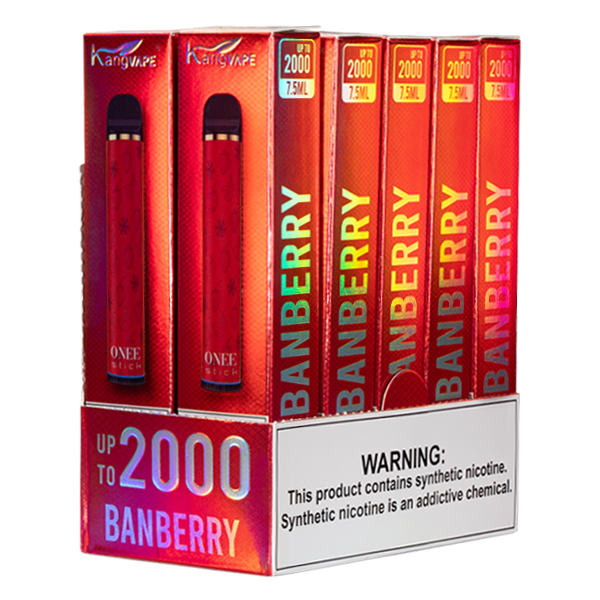 Kang Vape Banberry (Strawberry Banana) 5% 2000 Puff