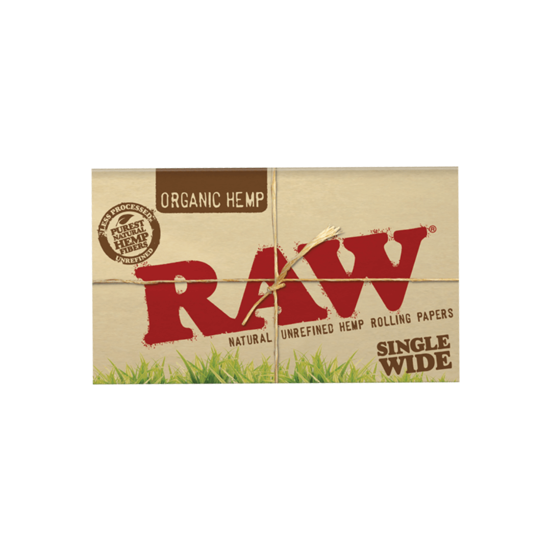 Raw Organic 1.0 Single Wide Paper