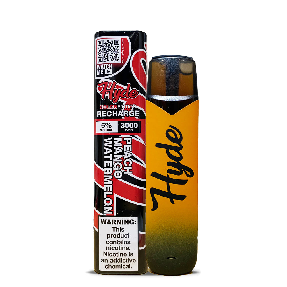 Hyde Color Recharge Peach Mango 5% 3000 Puff