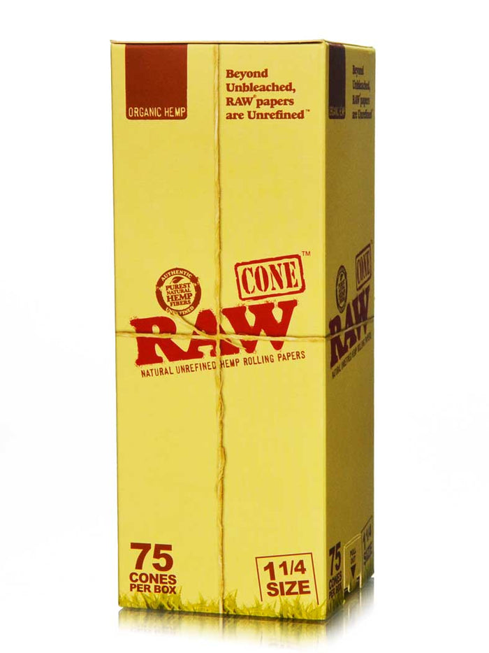 Raw Organic 1/4 75ct Cones