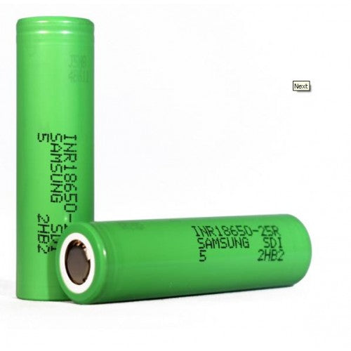 Samsung 25R 18650 2500mah Battery